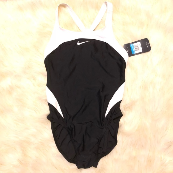 nike color block swimsuit